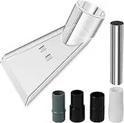Vacuum Extractor Attachment Clear Vacuum Extraction Nozzle Kit Car Detailing Vacuum Head Wand Tool Wet and Dry Vacuum Cleaner Extractor Connector Head for Vacuum Cleaner (Small Nozzle)
