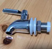 Tap, Stainless Steel. BULK BUY X 20, Drinks Dispenser, 16mm Spigot Faucet Tap.