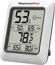 Thermopro TP50 Digital Hygrometer Indoor Thermometer Room Thermometer and Humidi