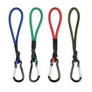 Elastic Rope Mountaineering Hook Tent Fixing Bungee Cord String with Carabiner