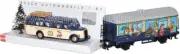Marklin 4415.656 Christmas Car w matching Busch Mercedes Bus 4415 basis HO Scale