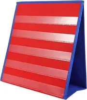 GREENADSCAPE Pc Stand Display Shelf A5 Size English Letter Display Desk Side Pocket for Boys and Girls' Learning Toys and Displaying Vocabulary