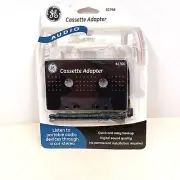 GE Car Stereo Cassette Adapter 3,5mm Plug ,New