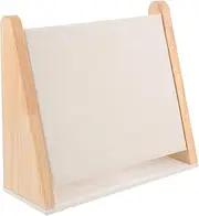 Dangle Hoop Earring Stand Wooden Jewelry Display Stand Organizer: Earring Display Rack Jewelry Holders for Bracelet Earring Necklace Jewelry Showcase Store Earring Holder Stand /111 (Color : Beige)