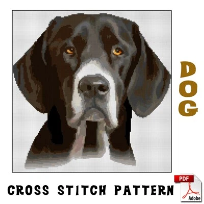 Dog Cross Stitch Pattern (Digital Download PDF) #6