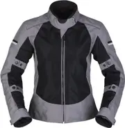 Modeka Veo Air Women Motorcycle Textile Jacket, black-grey, Size 42 Black Grey
