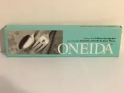 NEW 1997 Oneida Amadeus Stainless Steel 2-Piece Serving Set Fork & Large Spoon