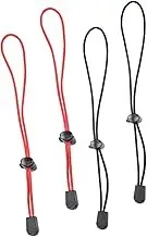 DOITOOL Elastic Bungee Cord 4pcs Tie Down Straps for Backpack Trekking Poles Camping Picnic Outdoor Use