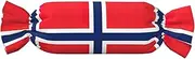 GaxfjRu Norwegian flag print Men's Crewneck Sweater Soft Casual Sweaters for Men Classic Loose Fit Pullover Sweaters