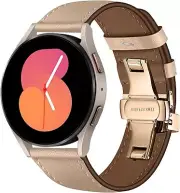 20mm/22mm Leather Wristband for Samsung Galaxy Watch 3 & 5 - Metal Buckle