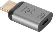 USB C to HDMI Adapter 4K, Mini Size Aluminum Type C Female to HDMI Male Adapter Portable Type C to HDMI Converter for Home Office, Compatible with Windows/Android/OS X