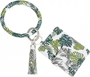 [LIFKOME] K68177 Pu Leather Wallet Key Chain Stylish Women's Coin Purse Versatile for Occasions