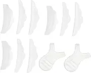 Baluue 5pcs Eyelash Extension Pad Set Silicone Lash Adhesive Pad Comfortable Skin-friendly Kit