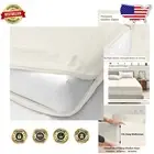Breathable Twin Fitted Zipper Sheet - 16-Inch Extra Deep Pocket and Soft Finish