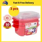 Decor 375mL Microsafe Microwave Food Container, Red | BRAND NEW FREE Ship