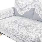 Warmtree 3 Pcs Lace Sofa Throw Cover Armchair Slipcovers Sofa Back Covers Table
