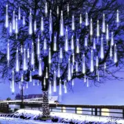 12in/20in 8 Tube LED Lights Meteor Shower Rain Icicle Chrismas Waterproof Light