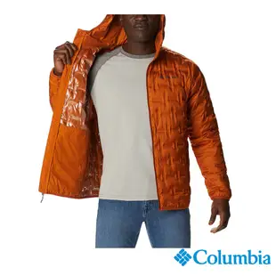Columbia 哥倫比亞 男款 - Omni-Heat 保暖蓄熱保暖650FP羽絨連帽外套-銅棕 UWE09540IX / FW22
