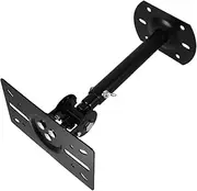 Alipis Speaker Stand Speakers Wall Fixed Speaker Mount Speaker Hanger Bracket Speaker Mount Holder Ceiling Speaker Mount Heavy Duty Speaker Mount Ceiling Speaker Bracket Black Iron