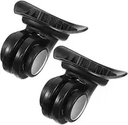 OATIPHO 2pcs Travel Luggage Wheel Replacement Small Suitcase Wheel Replacement Repair Wheel Luggage Small Wheel Caster Swivels Wheel Lockbox Spinners