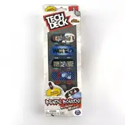 Tech Deck Bendy Boards 5 Pack Working Wheels Rubberized Fingerboards (WORLD)