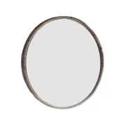 Urban Style Grove 700mm Round Mirror Natural Wood