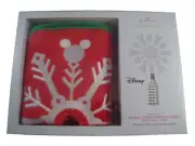 Hallmark Mickey Miniature Tree Topper & Skirt New
