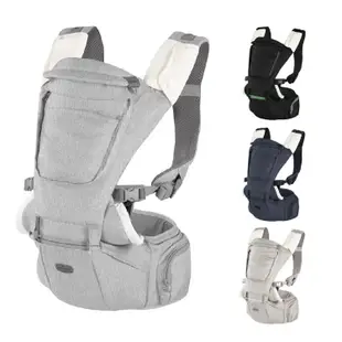 義大利 Chicco HIP SEAT輕量全方位坐墊/揹帶機能嬰兒揹帶(4色可選)【送棉織圍兜-附矽膠固齒器(藍)】