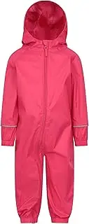 [Mountain Warehouse] Puddle Kids Printed Rain Suit - Waterproof Childrens Rain Coat, Breathable Waterproof Coat, Taped Seams Suit, High Vis Suit - for Travelling