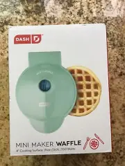Mini 4" Waffle Maker by Dash NIB