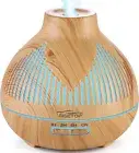 SISETOP Oil Diffuser, 400ML Essential Oil Diffuser, 6 in 1 Diffuser & Humidifier