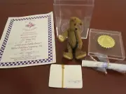 NEW '99 Little Gem 3" SIGNATURE BEAR "Oliver" LT ED SIGNED CHU-MING-WU~RET $90