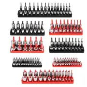Socket Organizer Tray Set, 8-Piece Socket Holder Set, 1/4", 3/8", 1/2" Drive ...
