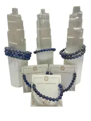 Tanzanite Crystal Beads Bracelets - 6mm