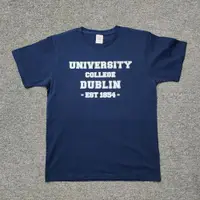 在飛比找ETMall東森購物網優惠-夏季純棉都柏林大學學院UC Dublin寬松文化衫T恤校服字