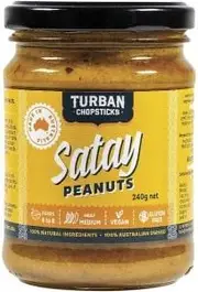 Turban Chopsticks Curry Paste Satay Peanuts 240g