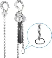 Mini Lever Chain Hoist 1/2 ton Small Come Along 1100 lbs 5ft Lift Weighs just 5