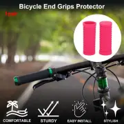 Bike Handlebar Grip Cover 74mm Lightweight MTB End Grips Protector Pink 1 Pair