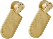 Dresser Drawers 2 Pack Brass Chinese Drawer Handle Gold Wine Cabinet Cabinet Pendant Handle-Single Hole