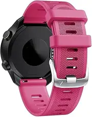 [MGTCAR] 20mm Silicone Watchband Strap For Garmin Vivoactive 3 Sport Wristband For Garmin Forerunner 645 245 245M 158 S40 Venu Watch