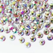 Minejin Nail Art Rhinestones AB Color Flat Back Charms Crystals Stones Super Shiny Cellphones Decorations Gems SS5 1440 Pieces