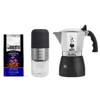 在飛比找蝦皮商城優惠-BIALETTI 加壓摩卡壺4杯 送 IKUK無線電動磨豆機