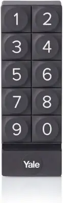 Yale Smart Keypad Black 05/301000/BL - Touch Control, App Compatible, Secure