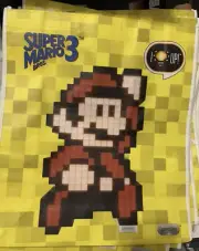 Nintendo Super Mario Bros. 3 Tote Bag 8-bit Mario Luigi Pixel Pals