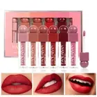 6pc/set Long Lasting Lip Gloss Matte Liquid Lipstick Waterproof Lip Cosmetics