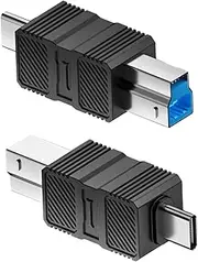 Hard Drive Adapter | USB to B 3.0 Data Extension Adapter | Plug and Play Connector for Scanner Hub Laptop Tablet Hard Drive Host Docking Station
