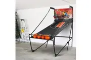 Basketball Arcade Game Electronic Scorer 8 Games Double Shoot Black