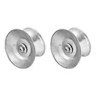 Home Pot Pan Cover Lid Knob Handle Replacement 2Pcs Stainless Steel Silver