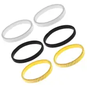 6 Pcs Elastic Shirt Arm Bands Cuff Ring Accessory Practical Armband