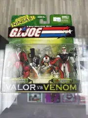 NEW SEALED DUAL PACK 2004 GI JOE VALOR VS VENOM COBRA SLASH & COBRA SLICE FIGURE